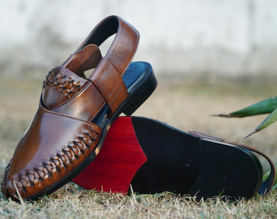 Mustured Prooi Leather Peshawari